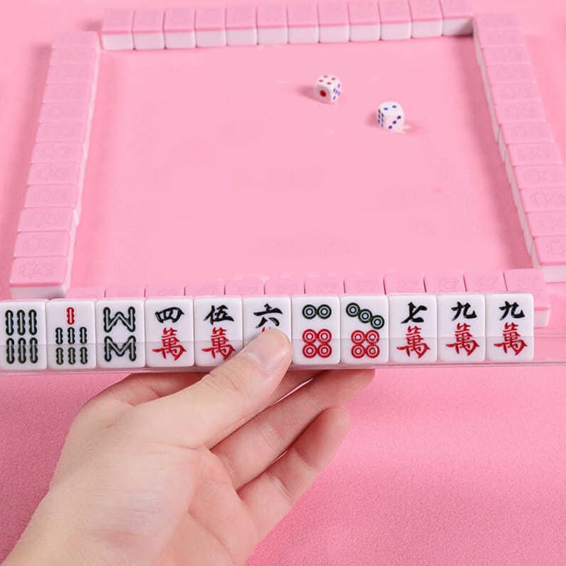 IMIKEYA Set 8 Piezas Soportes de Mahjong y Dominó miniatura 6