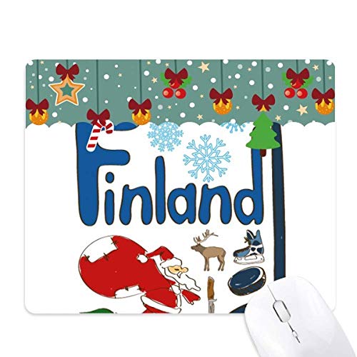 Tapis de souris Finlande caoutchouc fini les glissements de souris