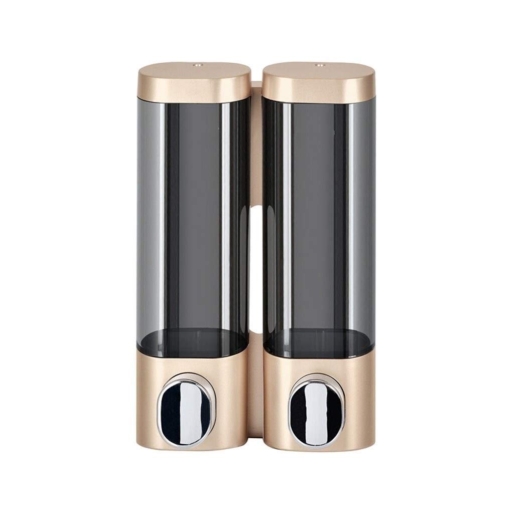 dispenser sapone/Dosatori per sapone liquido Punch-libera a parete Manuale di dispenser di sapone shampoo doccia gel bottiglia Iniziale Hotel dispenser di sapone 300ml * 2 Erogatore del Sapone/Dispens