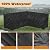 Hiticover Outdoor V-Shaped Sectional Couch Cover 80 x 80 Inch