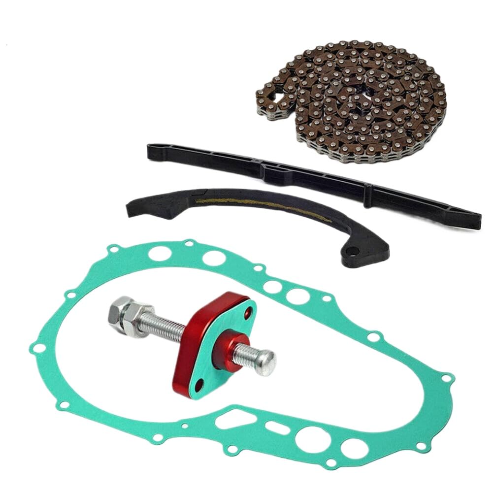 Kit tendicatena e guarnizioni per guide catena di distribuzione compatibili con Quadsport Z400 LTZ400 2003 2008 12771 29F00 12811 07G00