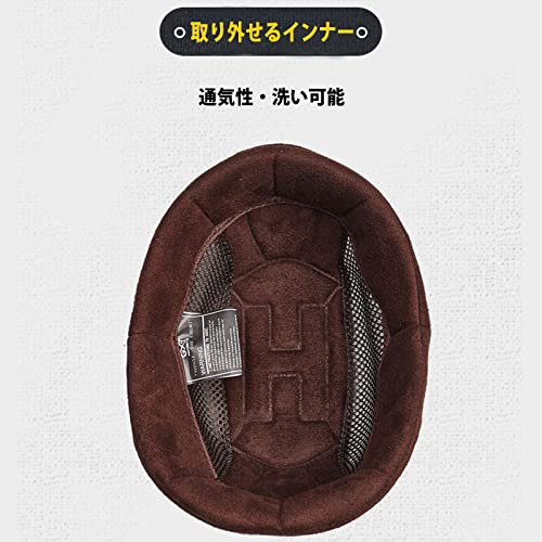 半帽ヘルメット ハーフヘルメット レトロハーレーヘルメット