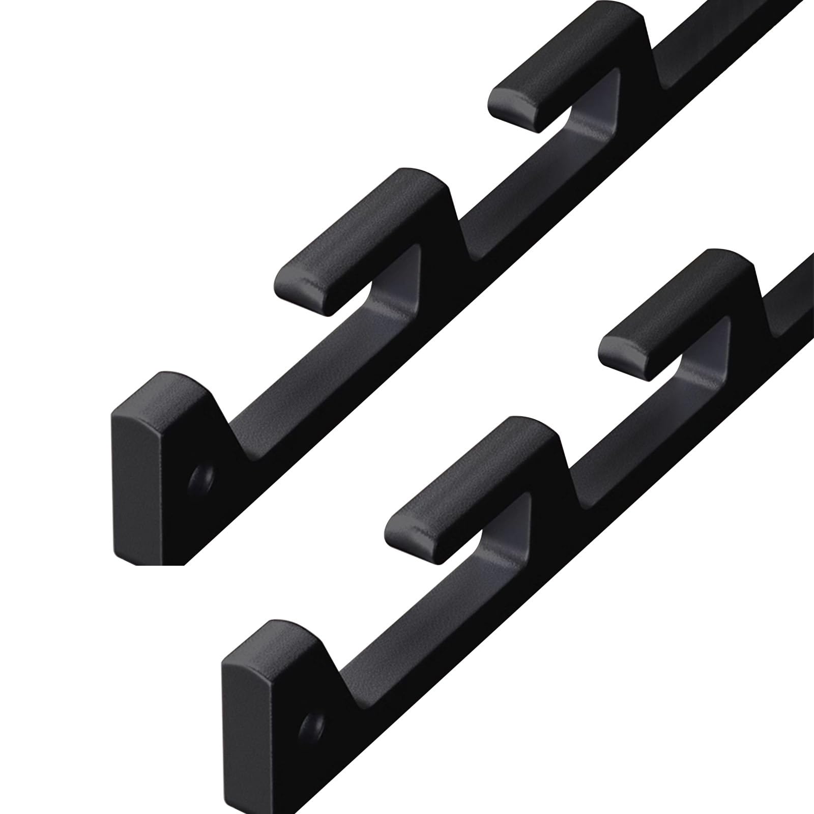 Yylmkmfc-Ae Black Heavy Duty Wardrobe Hanging Rail Set, 3Mm Thick Retractable Clothes Rack Rod Industrial Pipe For Bathroom/Bedroom(,A 110Cm/43.3In)