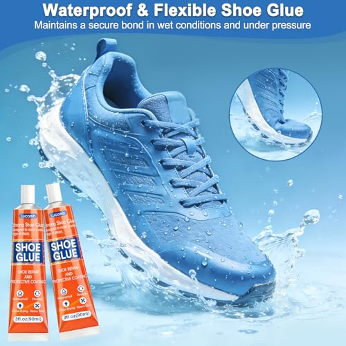 Pegamento para suelas de zapatos 180 ml resistente y transparente miniatura 3