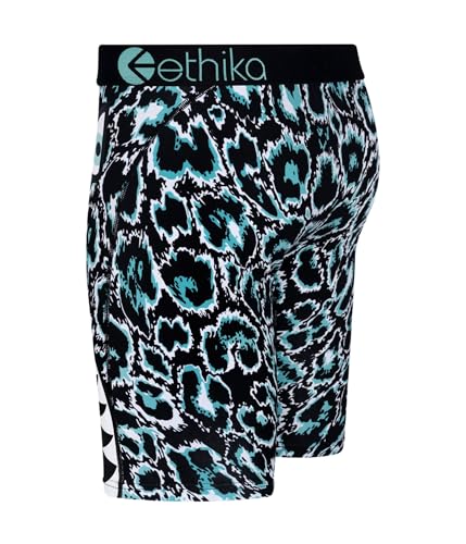 Ethika Men's Boxer Brief, Knee Length, 4-Way Stretch Performance Underwear with Graphic Prints -BMR art3