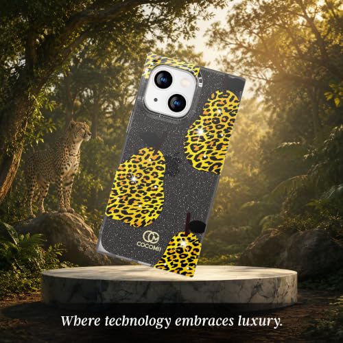 Image of COCOMII Rectangle for iPhone 15 Plus /14 Plus Case, Leopard Pear