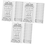 Cartes de nettoyage de tasses en verre : la carte d'instructions d'entretien de la tasse est faite de papier durable, le texte ne s'estompera facilement avec le temps, carte de manuel d'instructions