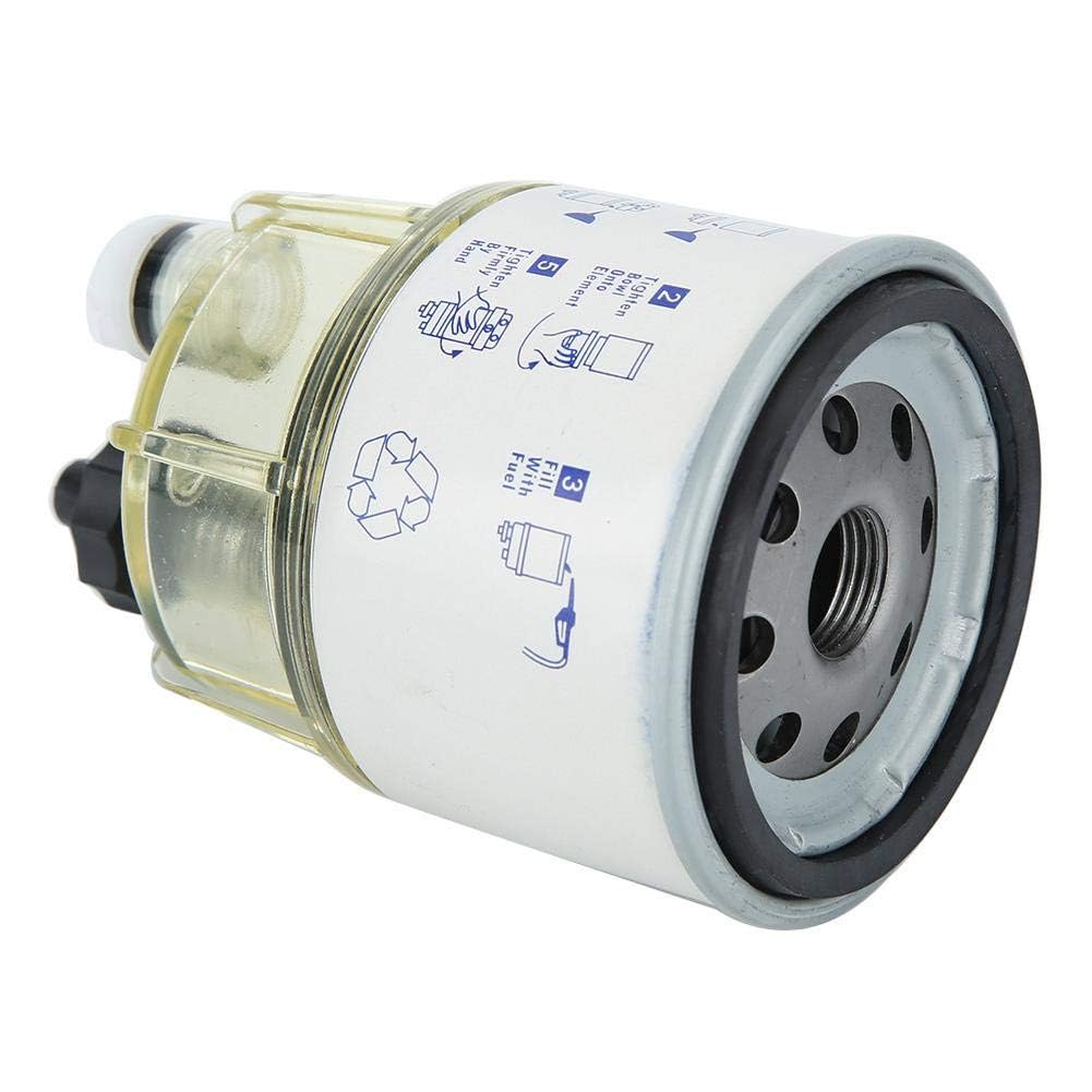 Filtre Séparateur d'Eau de Carburant R12T, Universel, Fer et ABS, 336g, pour Moteur Marin de Bateau Yacht