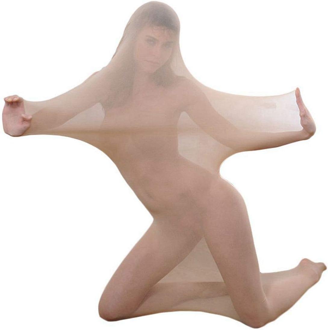 Creamlin Bodystocking Whole Body Stockings Body Encasement Double Lengthened Seamless Ultra-Thin Stockings Sleeping Bags for Men and Women
