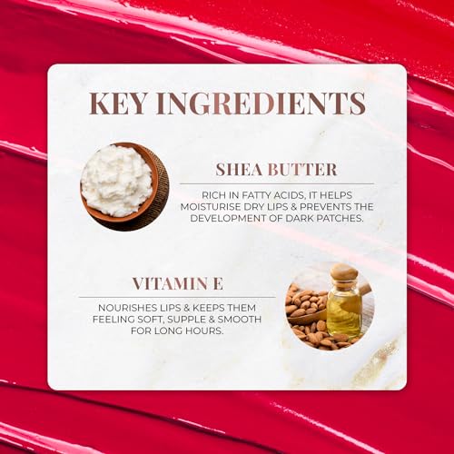 Just Herbs Relaxed Matte Liquid Lipstick Lip colour for Women, - Image 8