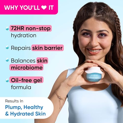 Dot & Key 72HR HYDRATING GEL + Probiotics Moisturizer for Face | With Hyaluronic Acid, Kombucha & Rice Water | Lightweight gel Moisturizer | For... - Image 3