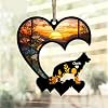 Lovely POD German Shepherd Suncatcher Personalized German Shepherd Memorial with Name German Shepherd Loss Suncatcher Dog Remembrance Gift Dog Memorial Ornament Loss of Dog Sympathy Gift