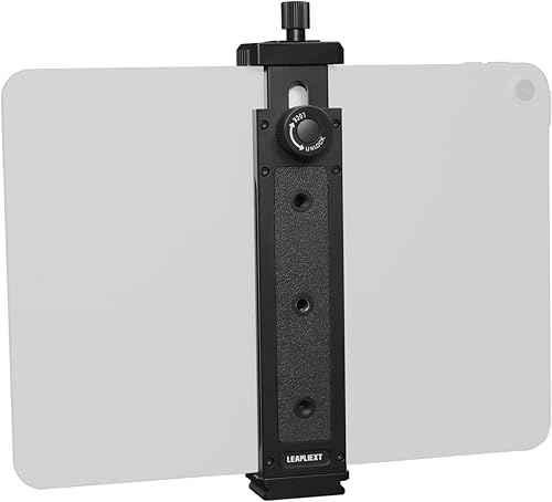 Tripod Aluminum Flat Mount Compatible with Samsung Tablet Stand and MINI iPad, 4.7-12.9 Inch, 14 Acar Universal Interface on Bottom and Back, Double