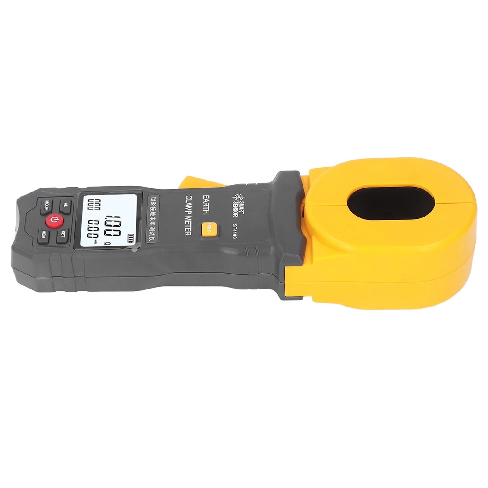 Medidor de resistencia tierra con pinza digital LCD, apagado automático, probador for climas extremos