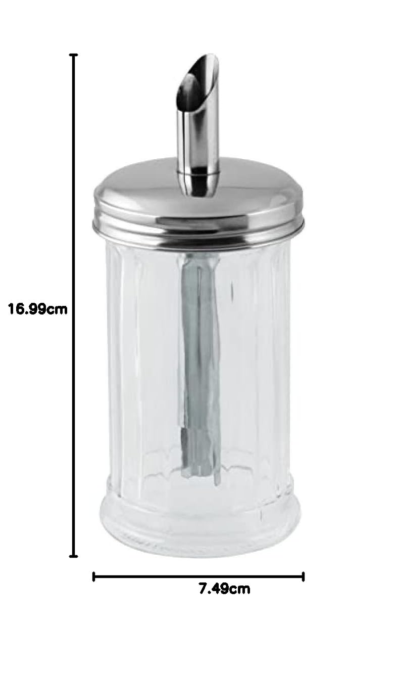 Vintage Zuckerstreuer Glas Chrom Retro Zucker Spender (Gebraucht) In Lufingen Für CHF 1 - Mit