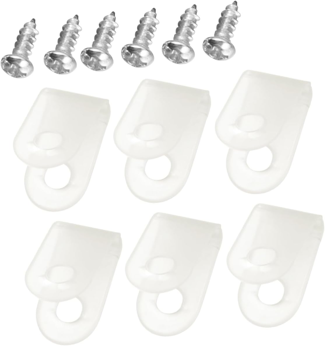 Hemoton 300pcs Electrical Clamps Cable Tacks r Clip for Wire Cable Clamp Organizing Buckle Wire