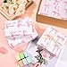Sanixin 100 Sheets 20 * 14 Inches Pink Bow Tissue Paper for Gift Wrapping Coquette Cute Bowknot Dot Decorative Tissue Paper for Birthday Party Bachelorette Party Bridal Shower DIY Craft