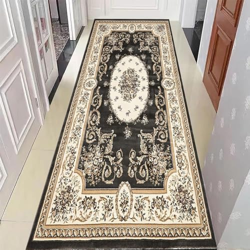 Alfombras de pasillo de microfibra geométrica suave alfombra rectangular extra larga 2