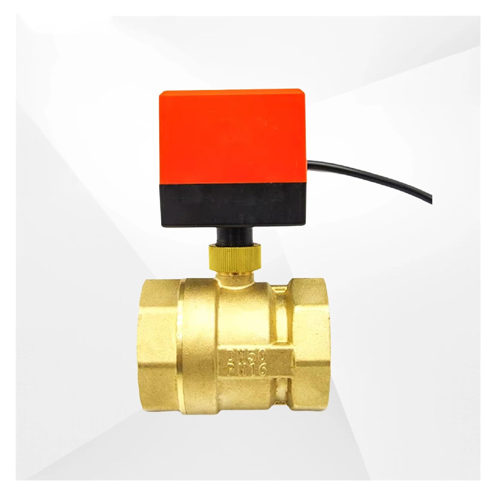 Kunyos Dn20 Motorized Brass Ball Valve Electric 2-Way/3-Way Dn15- 12V 24V 220V Hvac Fan Coil Solar(,Ac220v)
