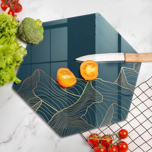 Planche à découper 40cm hexagone Wallfluent en matériau résistant - 5