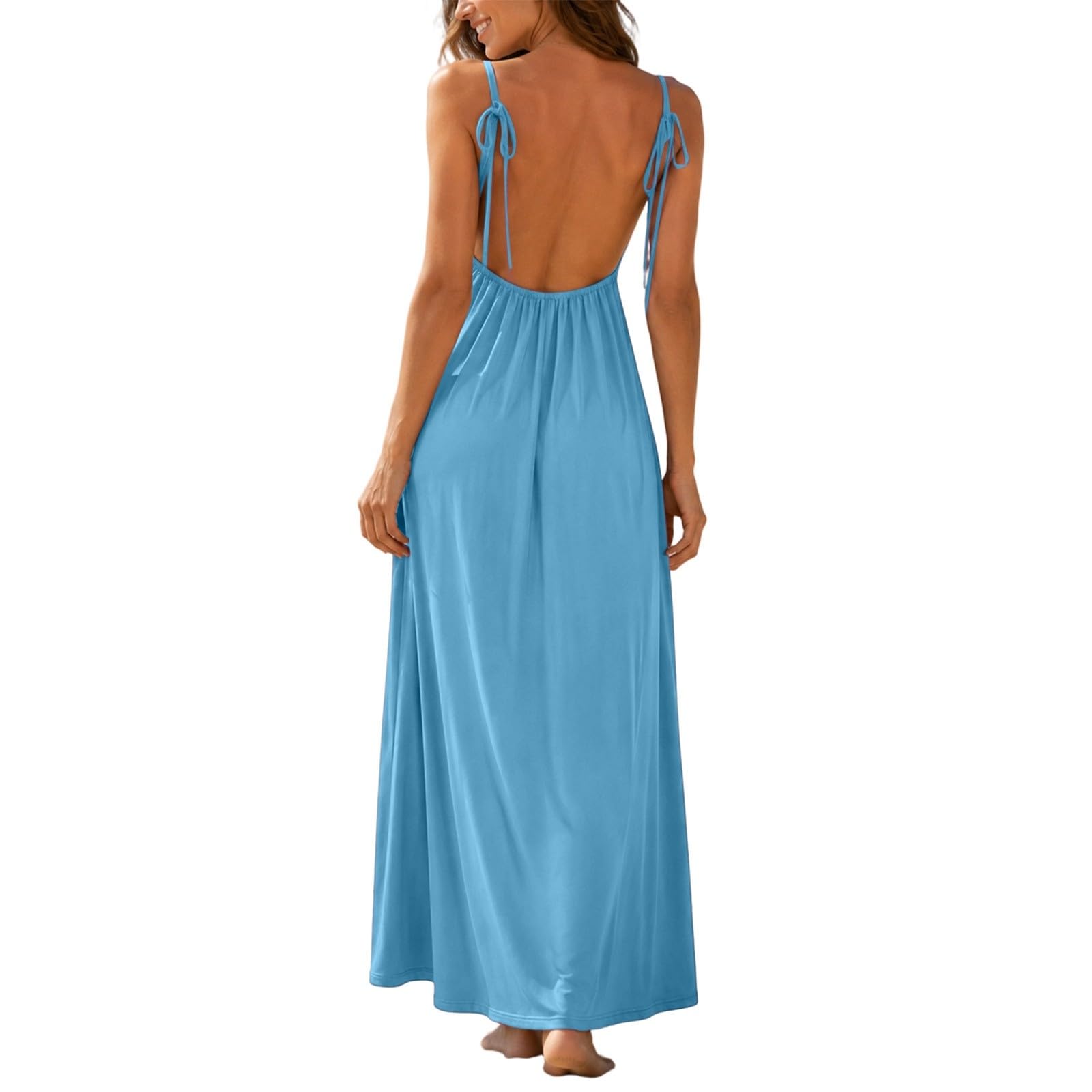 Grandes tailles robe d'été ample pour masquer les rondeurs - 5