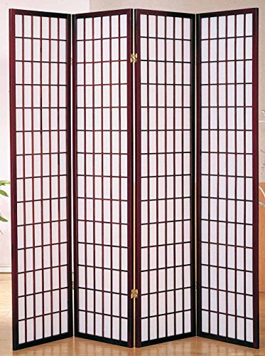 Milton Greens Stars 4-Panel Dean Room Divider, Cherry Milton Greens Stars 4-Panel Dean Room Divider, Cherry