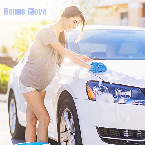 Jet Car Washer CAVEEN Magic Pressure Power Nozzle Washer Wand Hose Nozzle Car Washing and Window Washing Pressure Spray Wand (Wand+Washer)