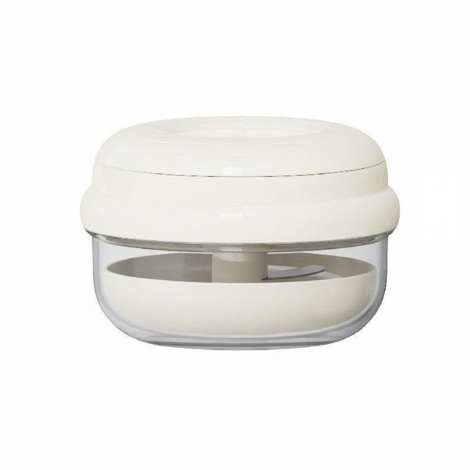 CALANDIS Automatic Lifting Retainer Case Spring-Assisted Lift Retainer Cleaning Box Layered Design Oral Device Cleaning Box with Strainer Cream-image-39
