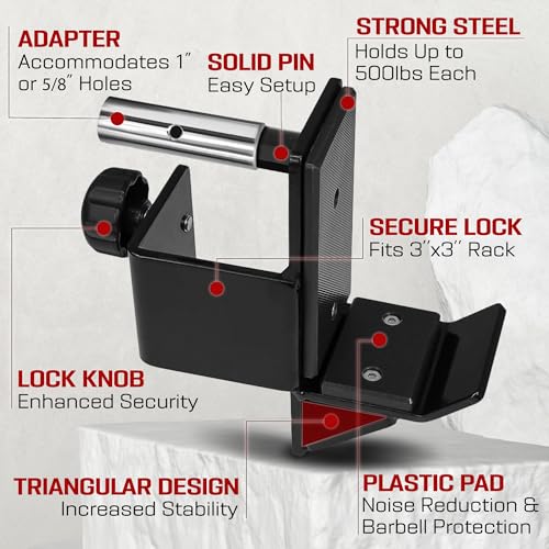 Image of Yes4All Olympic Weight Plate Holder Attachment