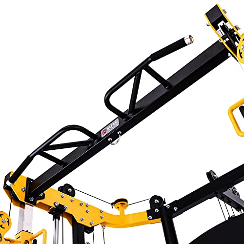 Altas Strength 3059 Smith Machine Home Gym Equipment With 1000 Lbs Weight Capacity 2000 Lbs Cables Strength Training Power Cages For Squats Presses Lunges Deadlifts Easy Assembly Included Accessories thumb #6