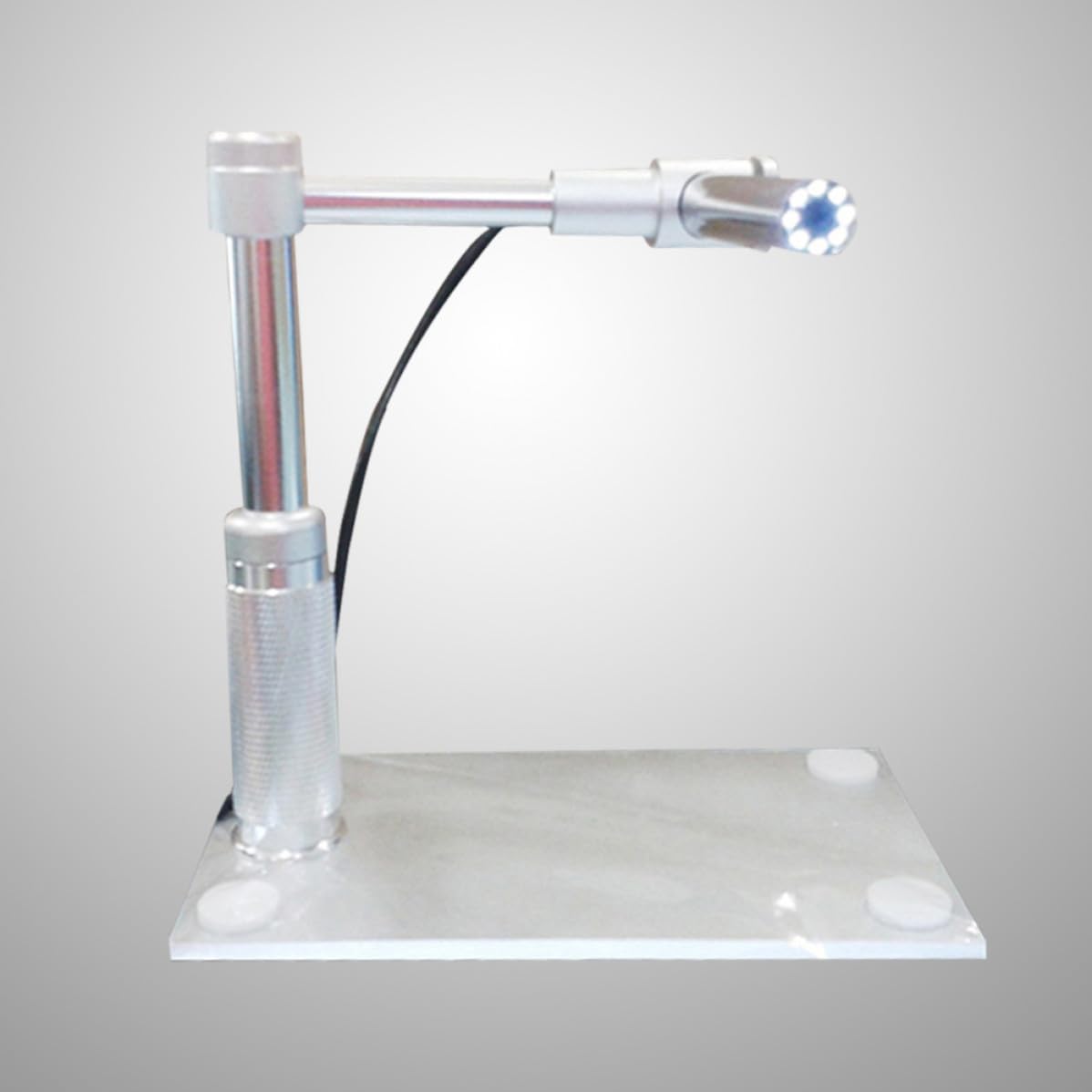 Microscopio Digital Aumento y Cámara Microscópica USB Portátil 600x con 8 Luces LED Ajustables, Microscopio USB Compatible con Windows Xp/vista/7/8 para Inspección Industrial