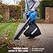 Hyundai 3000W Electric Leaf Blower Vacuum & Mulcher, 3-in-1 Garden Vac, 34L Collection Bag, 75m/s Air Speed, Variable Speed Control, 10m Cable, Shoulder Harness Included, 3 Year Warranty