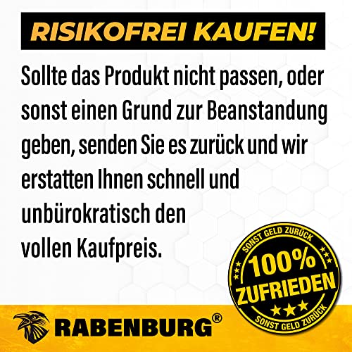 Rabenburg Clip-On JUMBO 35mm Adapter by IGT ohne Regler - 35mm x KFL (deutscher Kleinflaschenanschluss) Gasflaschenadapter für Gasflaschen in Spanien, Portugal, Norwegen etc.