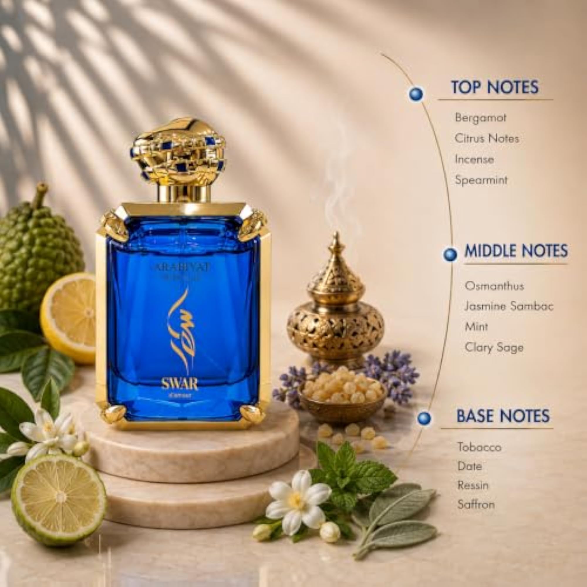 Unisex Eau De Parfum 100ml, Fresh Amber Musk