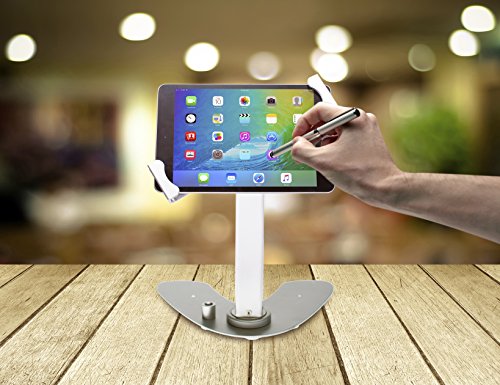 Universal Dual Kiosk - Cta Universal Dual Security Kiosk With Locking Holder And Anti-Theft Cable For Ipad 10.2" (7Th/8Th/9Th Gen),Surface Pro 4,Surface Go 3 & Other 7-13" Tablets (Pad-Uatp) - Silver #TOP4
