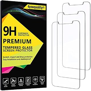 4youquality [3-Pack] iPhone 11 and iPhone XR Screen Protector, Tempered Glass Film [LifetimeWarranty][Scratch-Resistant][Anti-Shatter] Screen Protector for Apple iPhone XR and iPhone 11 (6.1 inch)