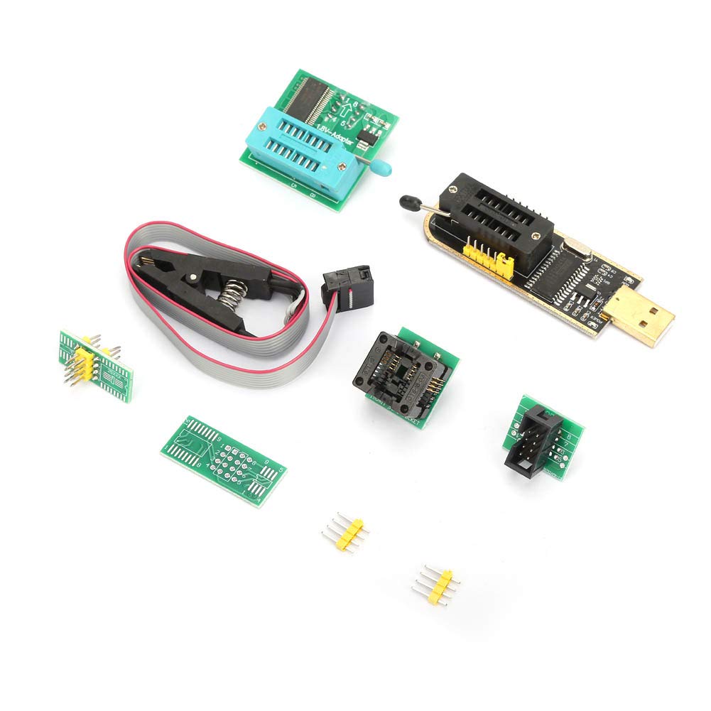 Sop8 Convertisseur Ch341A USB Sop8 Test Clip Adaptateur 1,8 V Sop8 vers Dip8 Module convertisseur 17 x 12 x 5, #680