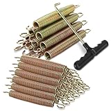 Photo Gallery hnbun 32 molle di ricambio per trampolino da 15,2 cm, in acciaio inox, molla di ricambio per trampolino, set di molle in filo argentato ad alta resistenza con gancio a t resistente, adatto per Photo Gallery hnbun 32 molle di ricambio per trampolino da 15,2 cm, in acciaio inox, molla di ricambio per trampolino, set di molle in filo argentato ad alta resistenza con gancio a t resistente, adatto per