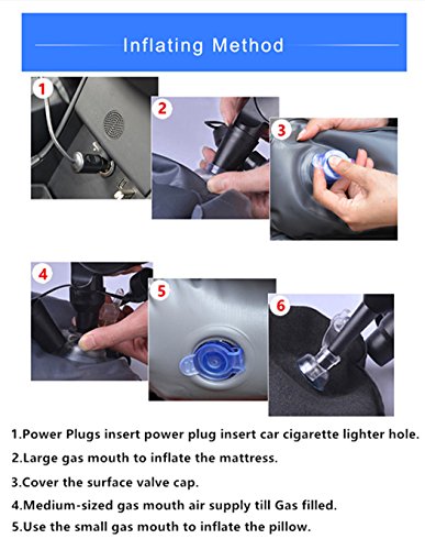 LMZX Model X 6 Seater Air Bed Travel Camping Outdoor MPV Inflatable Mattress for Tesla Model X 6 Seater Accessories