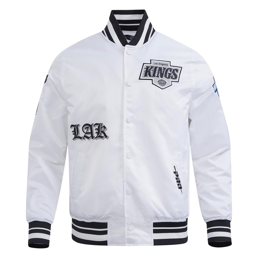 Pro Standard Mens NHL Old English Satin Jacket