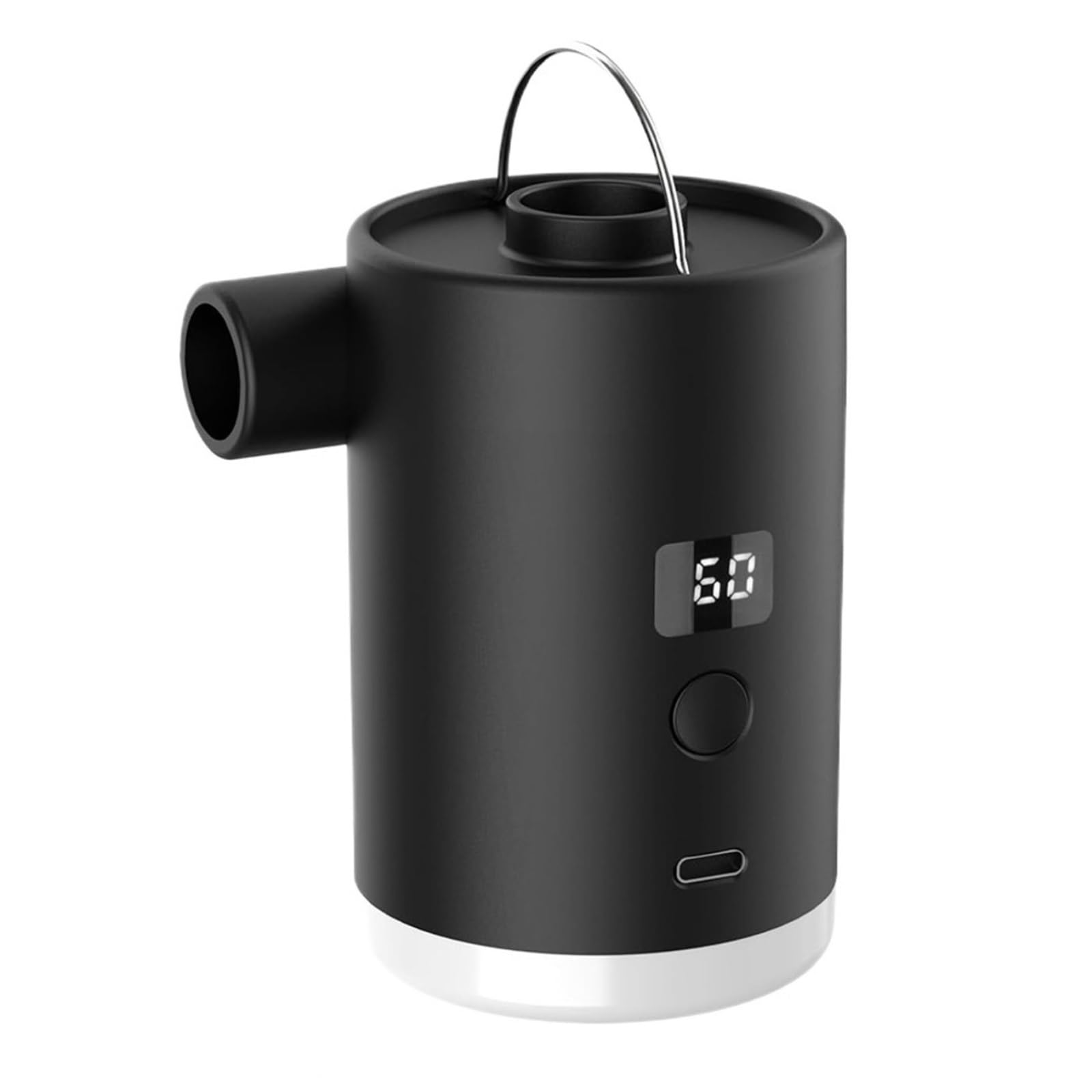 Pompe À Air De Camping Portable en Plein Chargeant Et Pompant La Double Usage Matelas Pneumatique Gonfleur Électrique D'anneau Natation Inflation Et DéFlation Rapides