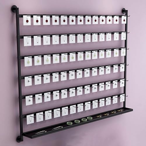 Estante de metal para colgar en la pared, soporte para pendientes, gafas de sol, llavero, organizador de almacenamiento para tienda de ropa, tienda minorista, joyería, exhibición de metal