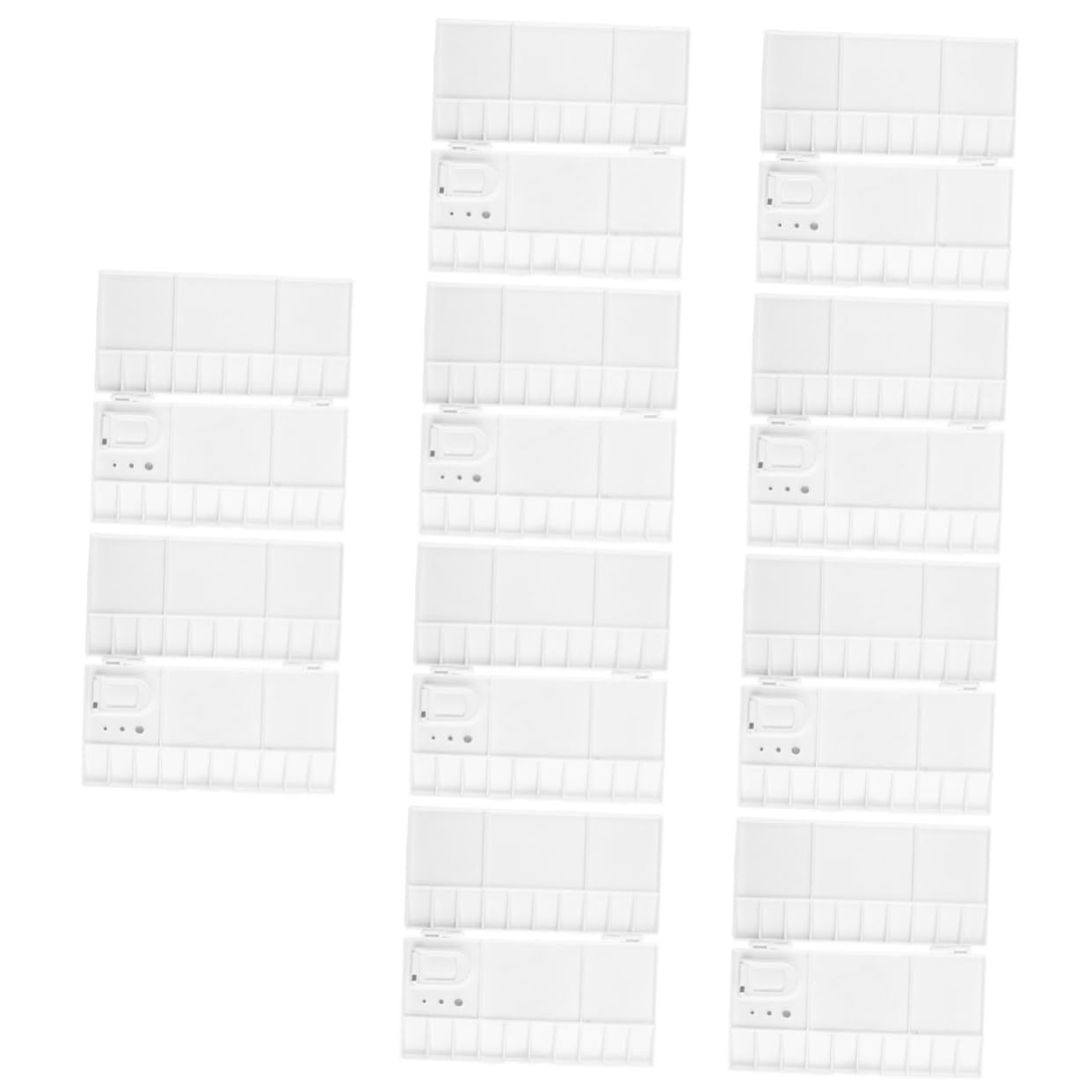 5 Series Caja para Pintura De Acuarelas Y Pigmentos Estuche De Almacenamiento para Pintura Acrílica Y Gouache Herramienta De Arte para Estudiantes Y Artistas 2 Piezas X 5