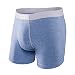 Saxx Mens Vibe Modern Fit Lifestyle Boxers Underwear Medium Sky/Heather