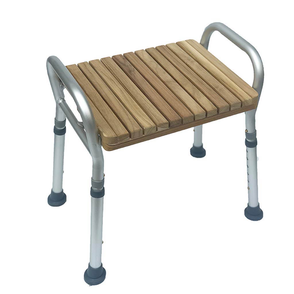 NMDCDH Taburete de Ducha Banco de Asiento de baño de Altura Ajustable con asa de Seguridad para Sentarse en la bañera para Ancianos Discapacitados Mujeres Embarazadas Silla de Ducha Patas
