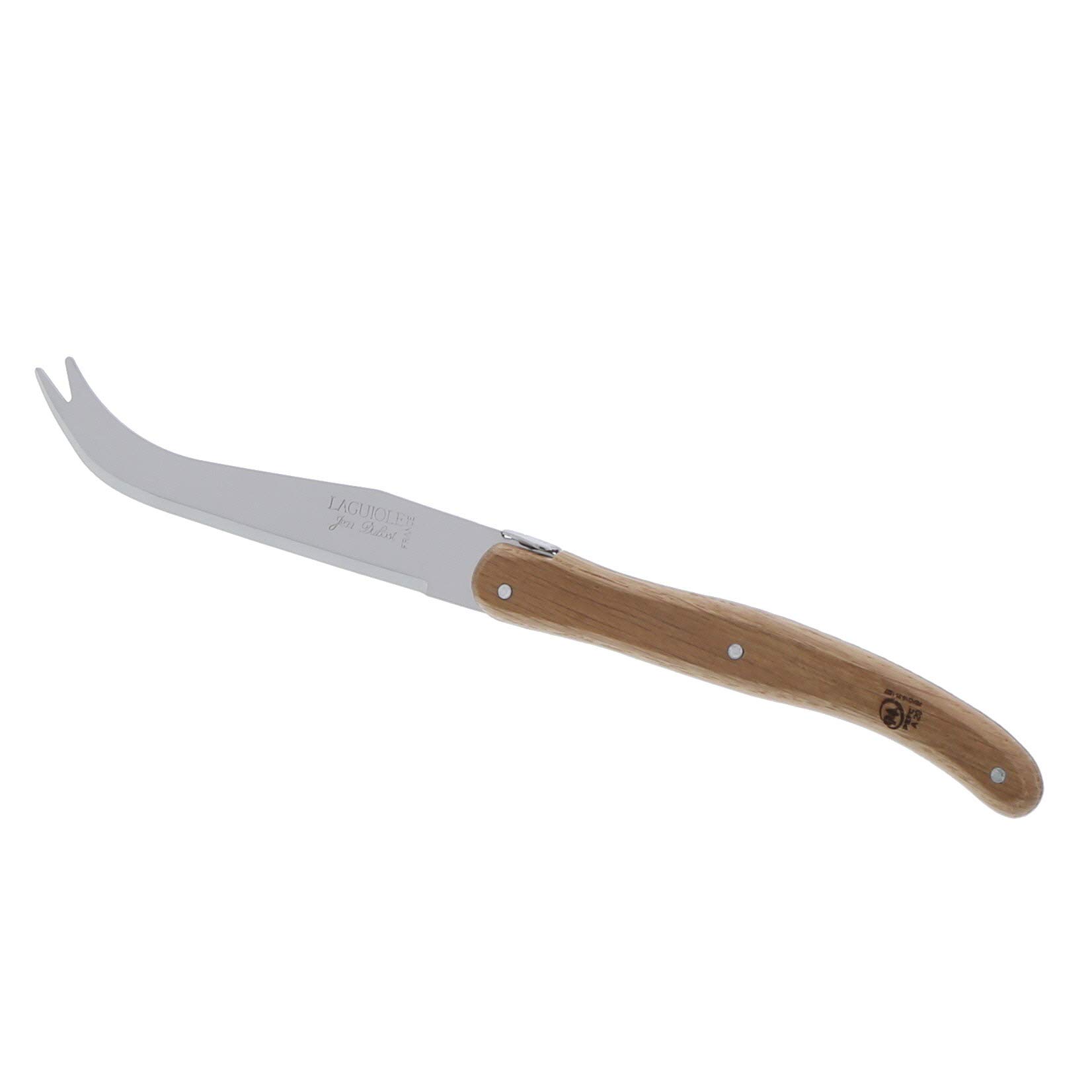 Laguiole Jean Dubost 97146 Käsemesser-Set in Holzkasten, 3-teilig, Natur