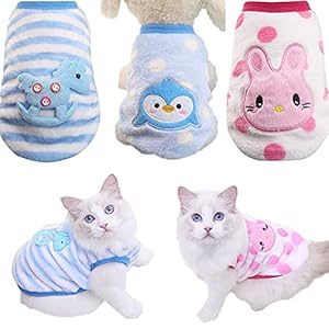 Dog Coats for Small Dogs Sweater Winter Coat Puppy Warm Cold Weather Sweatshirt Custume Pet Knitwear Jumpsuit Jacket Apparel