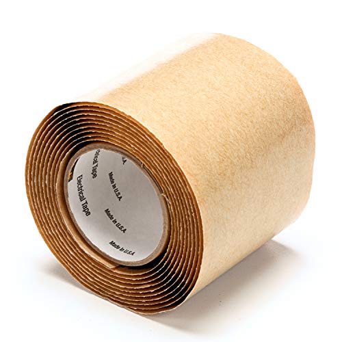 Image of 3M Scotch Heavy Duty Mining Tape 31, 2 in x 6 ft, Black, 1 Roll | Flame-Retardant, Premium Grade