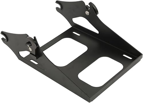 Miniatura 7 de XMT-MOTO Tronco de viaje negro vívido + almohadilla de respaldo + estante de montaje para maletero de Harley Touring modelos Road King Road Glide