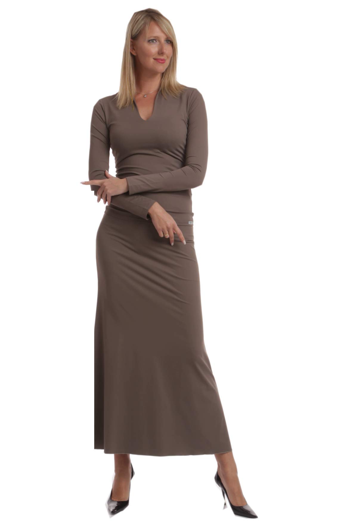 Mutare Parent Damen Effektvoller Designer Goudet-Rock Premiumstoff Made in Deutschland